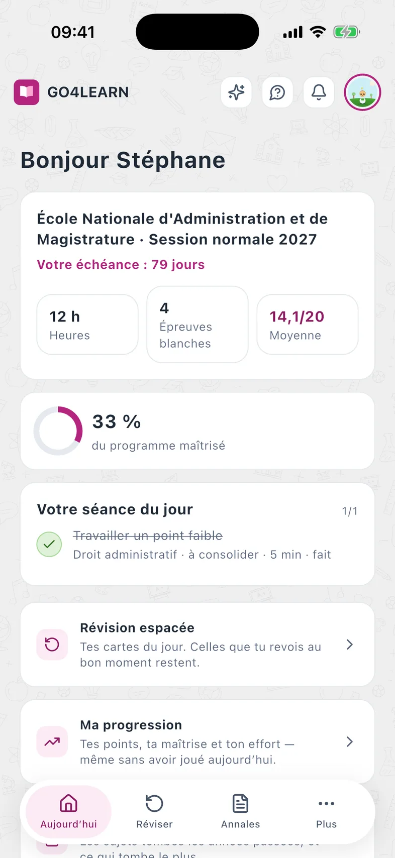 L'espace concours : le compte à rebours de l'ENAM et les épreuves blanches