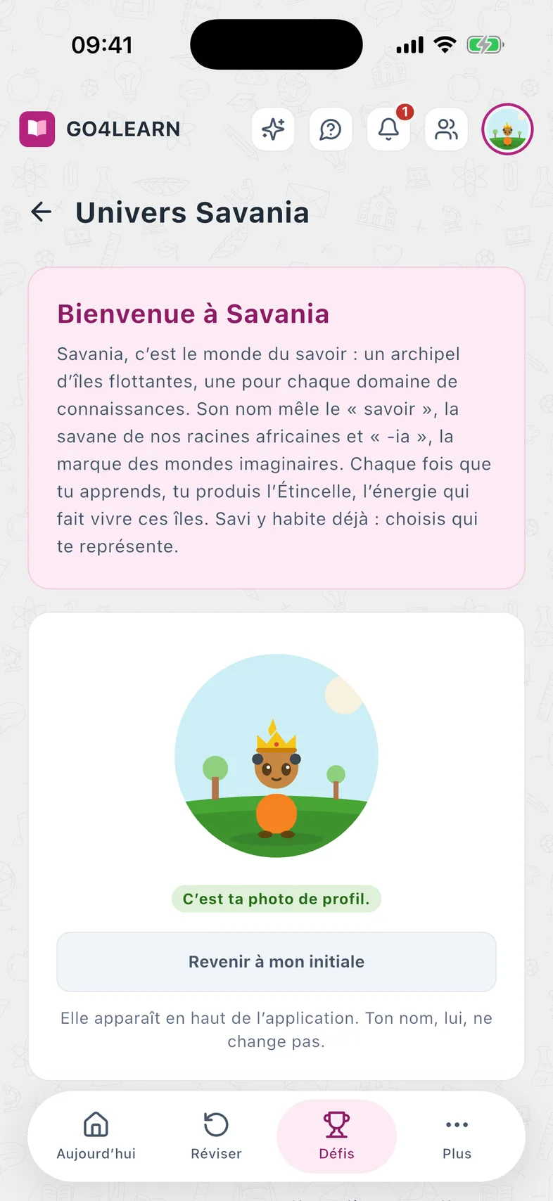 L'univers Savania : l'avatar de l'élève
